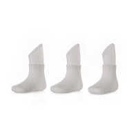 Ponožky XKKO BMB Pastels White - 12-24m 3páry