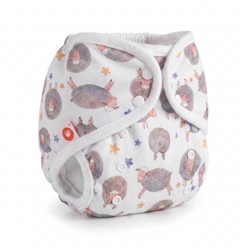Svrchní PUL kalhotky XKKO One Size - Dreamy Sheeps