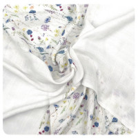 Bambusové ubrousky XKKO BMB 30x30 Digi - Blue Wildflowers MIX