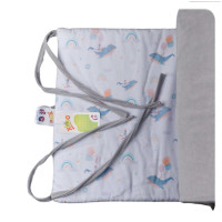 Mantinel do postýlky XKKO LUX 180cm - Sky Whale
