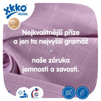 Dětské pleny z biobavlny XKKO Organic 70x70 Staré časy - Lípa
