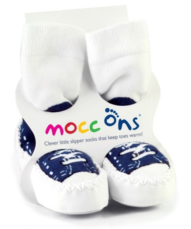 Baleríny Mocc Ons - Sneakers Navy - Velikost 6-12m