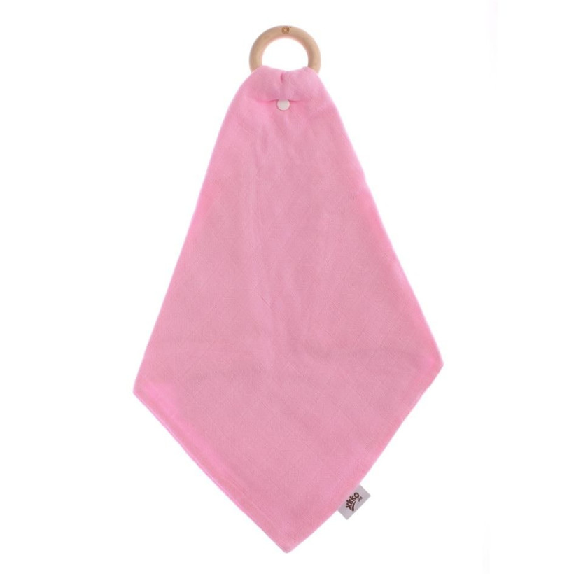 Kousátko XKKO BMB s plenkou - Baby Pink 6x1ks (VO bal.)