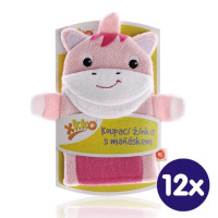 XKKO Žínka s maňáskem (BA) - Jednorožec 12x1ks VO bal.