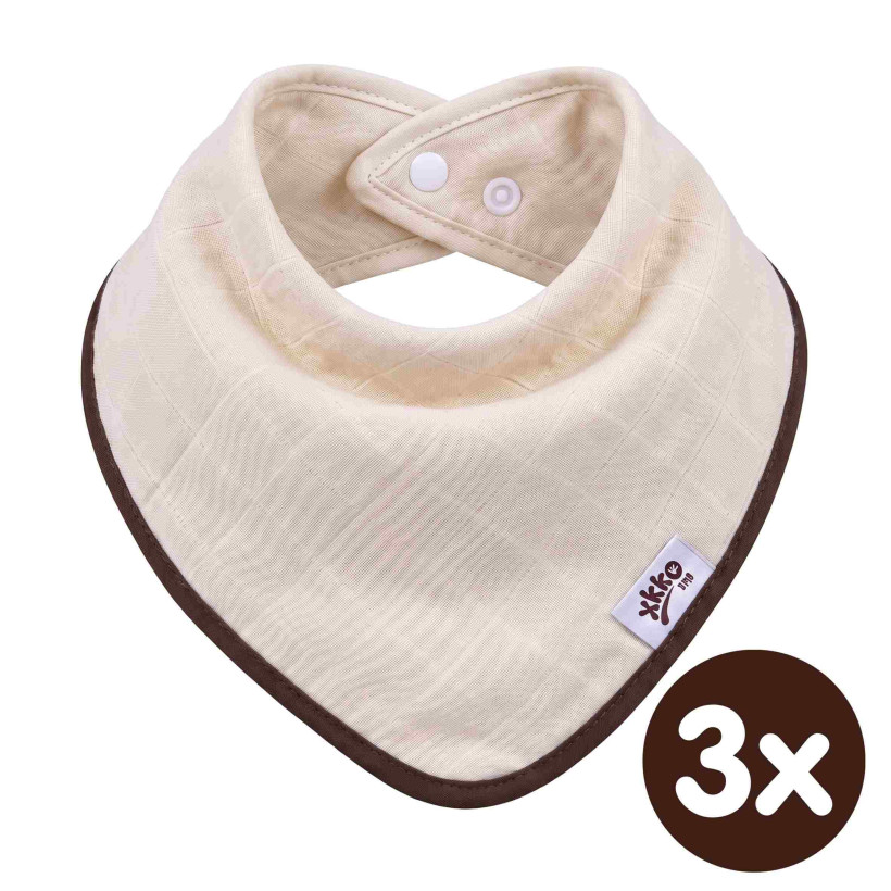 Bambusový slintáček XKKO BMB - Natural 3x1ks VO bal.