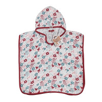 Bambusové mušelínové pončo XKKO BMB - Flowers&Birds Girls 5x1ks (VO bal.)