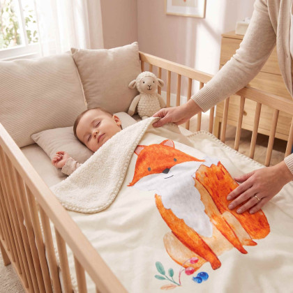 Dětská španělská deka XKKO LUX 75x100 - Fox