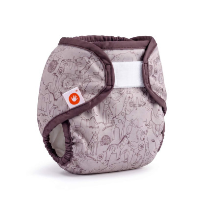 Svrchní PUL kalhotky XKKO Newborn - Safari Atmosphere