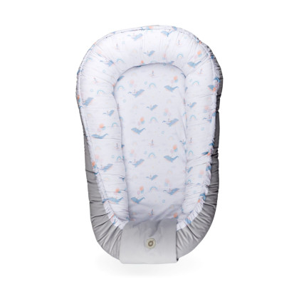 Oboustranné hnízdo pro miminko XKKO LUX - Sky Whale