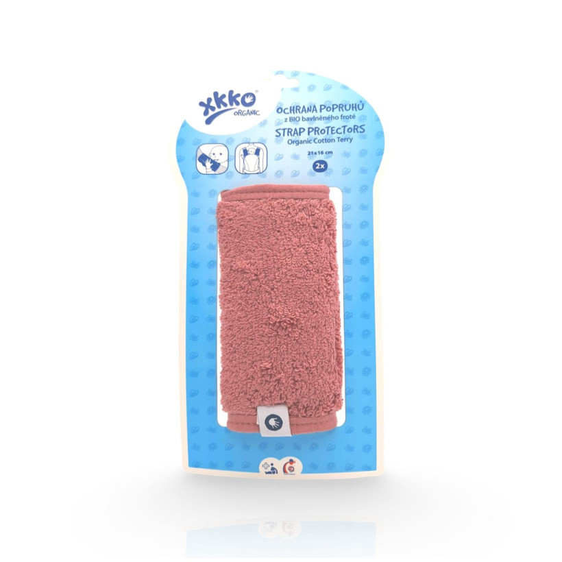 Ochrana popruhů XKKO Organic - Mesa Rose