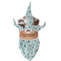Bambusový muchláček XKKO BMB - Little Stars Turquoise 5x1ks VO bal.
