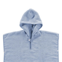 BIO bavlněné froté pončo XKKO Organic - Baby Blue Stars 5x1ks (VO bal.)