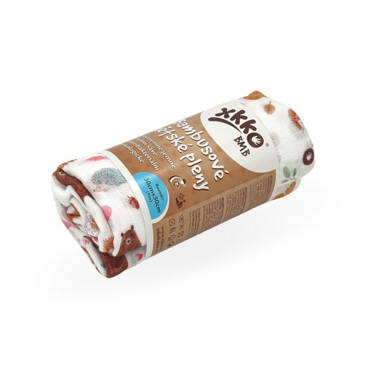 Bambusové ubrousky XKKO BMB 30x30 Digi - Wild Forest MIX