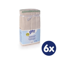 Vícevrstvé plenky XKKO Organic (4/8/4) - Premium Natural 6x6ks (VO bal.)