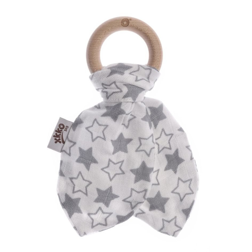Kousátko XKKO BMB Lístky - Silver Little Stars 6x1ks (VO bal.)