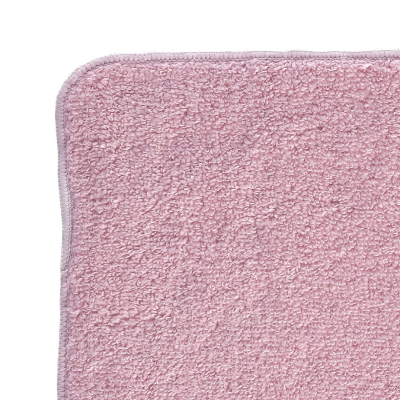 BIO bavlněné froté ubrousky XKKO Organic 21x21-  Baby Pink