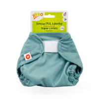 Svrchní PUL kalhotky XKKO Newborn - Granite Green