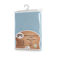 Bambusové prostěradlo s gumou XKKO BMB 120x60 - Baby Blue 5x1ks (VO bal.)
