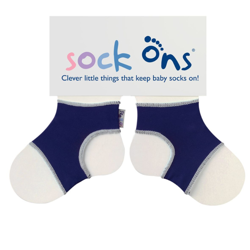 Sock Ons Navy - Velikost 0-6m