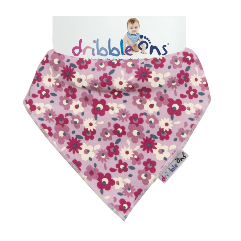 Dribble Ons Designer Floral Ditsy