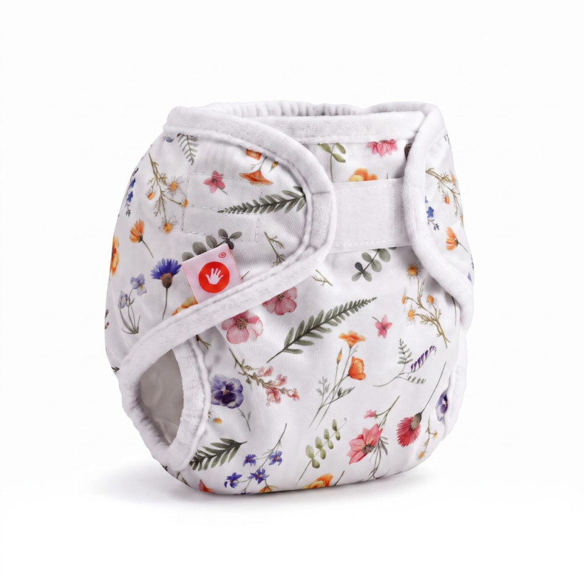 Svrchní PUL kalhotky XKKO Newborn - Summer Meadow