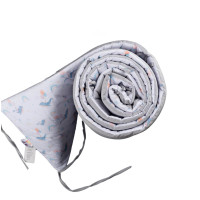 Mantinel do postýlky XKKO LUX 180cm - Sky Whale