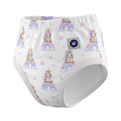 Tréninkové kalhotky XKKO Organic - Unicorns