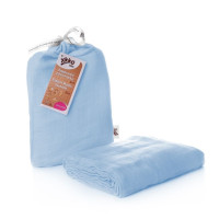 Bambusová zavinovačka XKKO BMB 120x120 - Baby Blue 5x1ks VO bal.