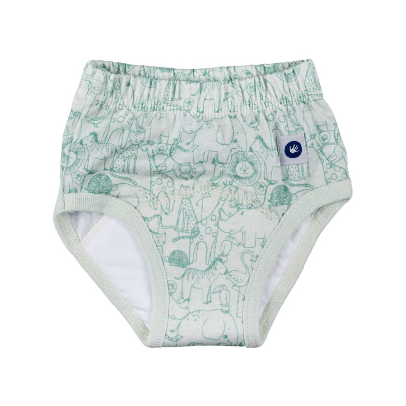 Tréninkové kalhotky XKKO Organic - Safari Granite Green Velikost L