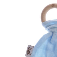Kousátko XKKO BMB Lístky - Baby Blue 6x1ks (VO bal.)
