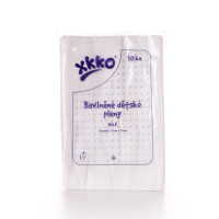 Dětské pleny XKKO Classic 70x70 - Bílé
