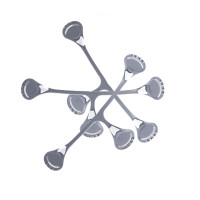 Sponka Snappi Original by XKKO - Grey  (3pack)