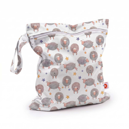 Nepromokavý pytlík XKKO Velikost S - Dreamy Sheeps