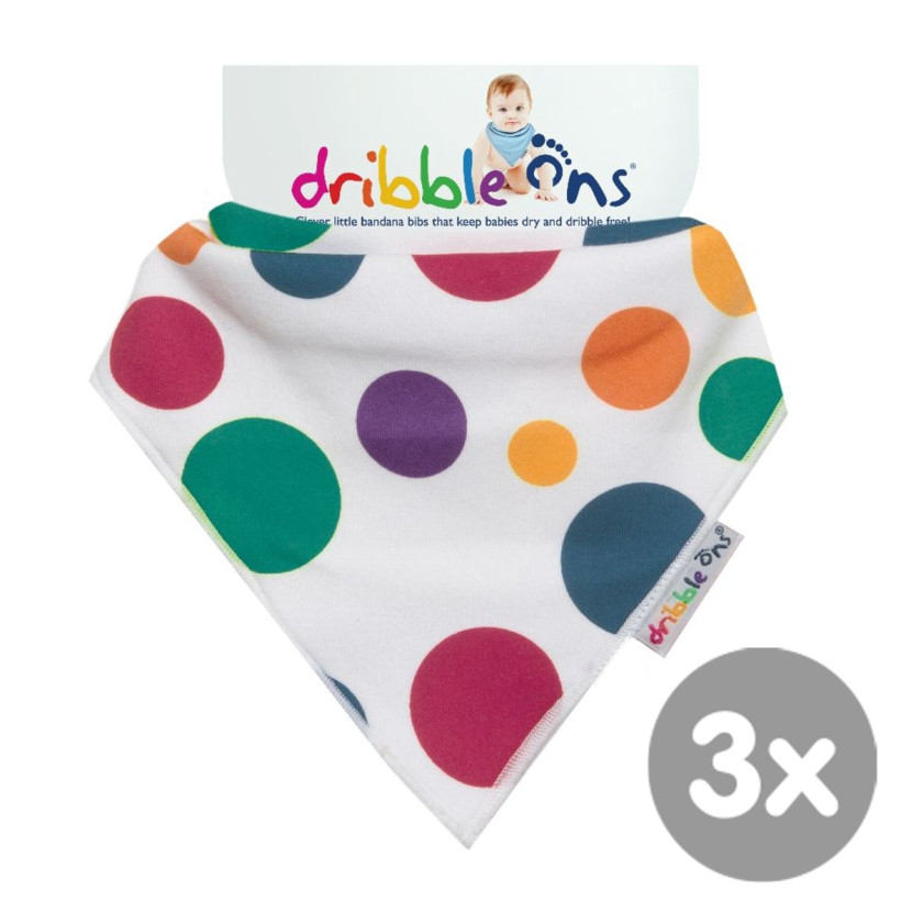 Dribble Ons Designer - Circus Spots 3x1ks VO bal.