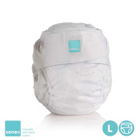 SENEO Svrchní plenkové kalhotky pro dospělé - Bílé Velikost L