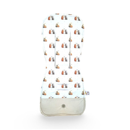 Podložka do kočárku XKKO LUX - Bear Family