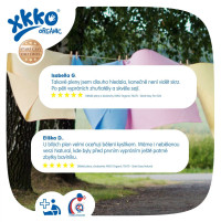 Dětské pleny z biobavlny XKKO Organic 70x70 Staré časy - Jinan