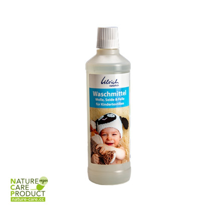 Prací gel na vlnu, hedvábí a kůži (pro děti-bez lanolinu) - 500ml