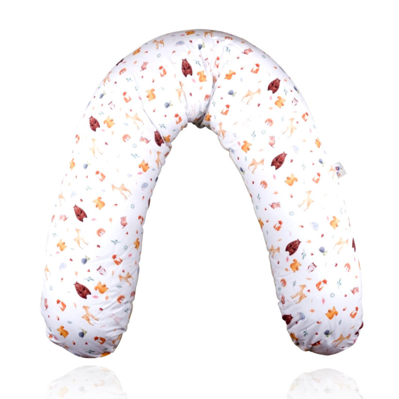 Velký kojící polštář XKKO LUX - Wild Forest