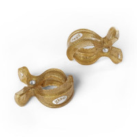 XKKO Klipy na kočárek 2ks - Metallic Gold 5x1pár VO bal.