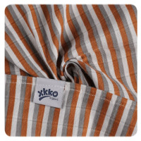 Dětské pleny z biobavlny XKKO Organic 70x70 Staré časy - Dub 5x3ks (VO bal.)