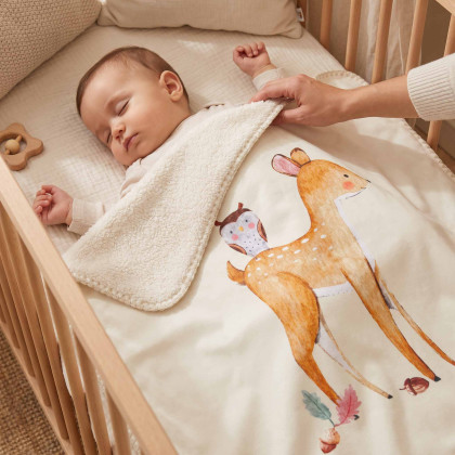 Dětská španělská deka XKKO LUX 75x100 - Deer