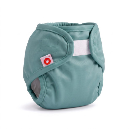 Svrchní PUL kalhotky XKKO Newborn - Granite Green