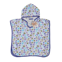 Bambusové mušelínové pončo XKKO BMB - Flowers&Birds Boys 5x1ks (VO bal.)
